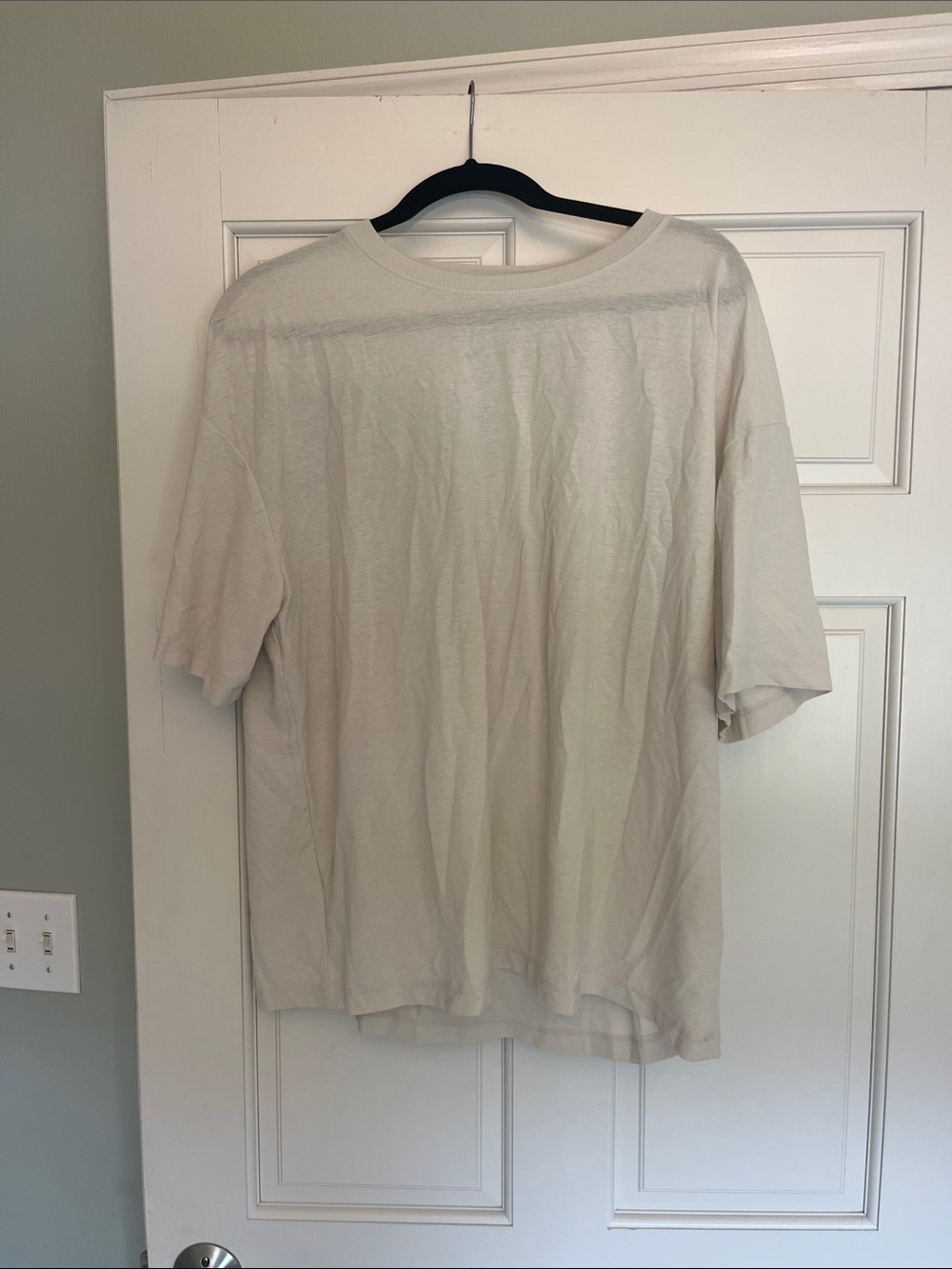 Zara Cream Short Sleeve Tee